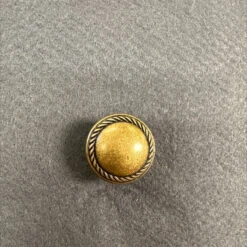 1-3/16" Italian Rope Knob Antique Brass
