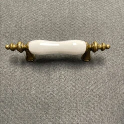 Liberty 3" Ceramic Insert Flare Foot Pull Antique Brass