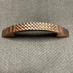 Liberty 3-3/4" Basket Weave Pull Brushed Satin Red Antique