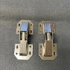Pair Of Non-Mortise Concealed Spring Hinge Nickel Plated