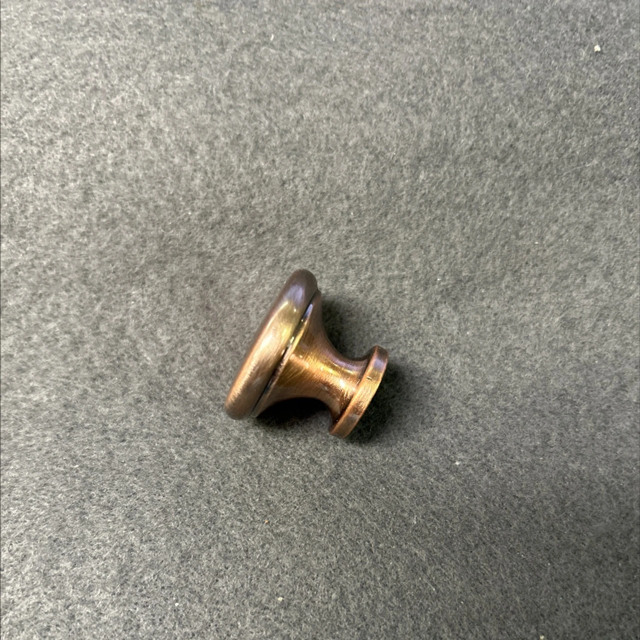 Liberty 1-3/16" Flat Top Knob Brushed Satin Red Antique 2 Liberty 1-3/16" Flat Top Knob Brushed Satin Red Antique - Image 2