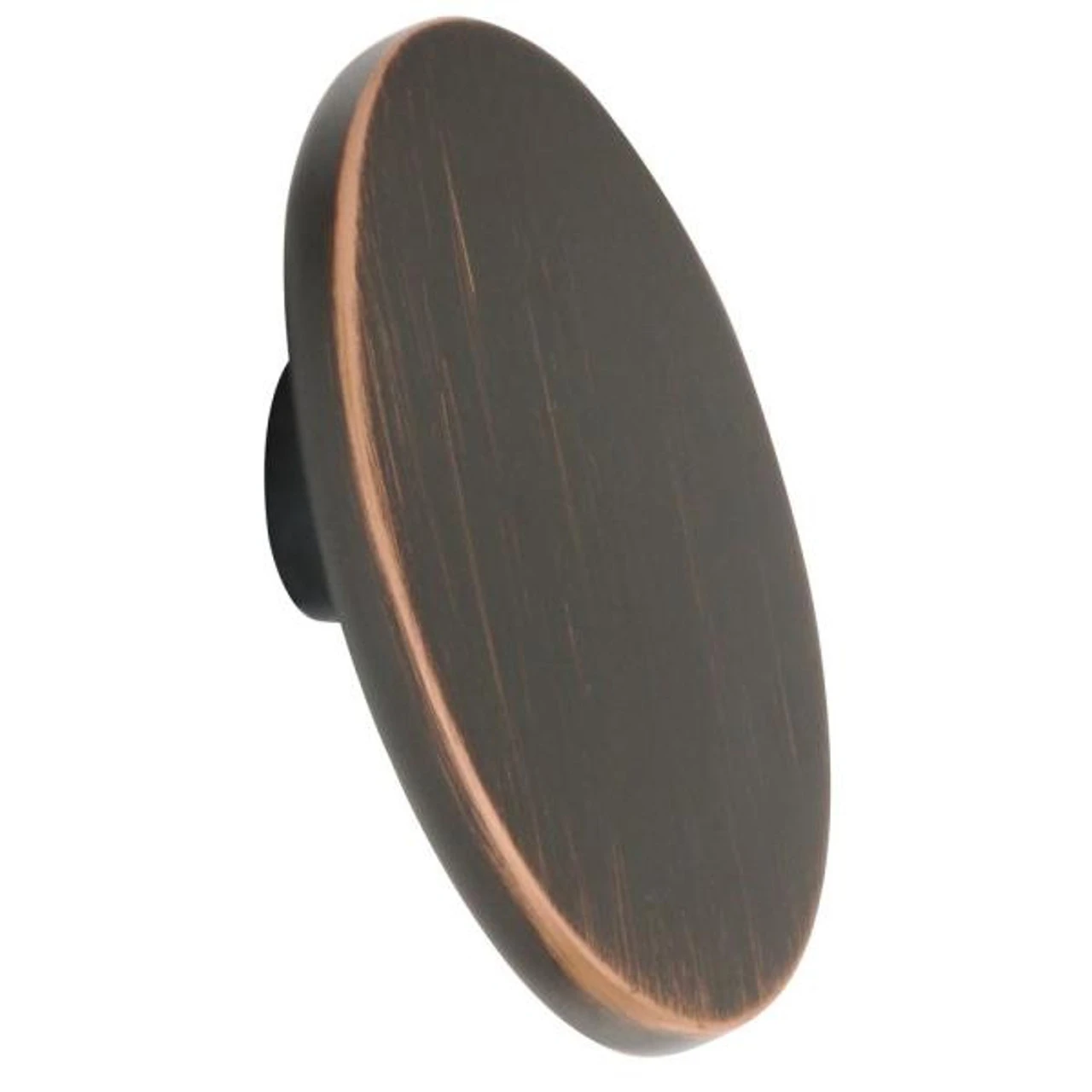 1-5/8" Luna Vertical Knob Bronze With Copper Highlights 1 1-5/8" Luna Vertical Knob Bronze With Copper Highlights