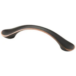 3" Or 3-3/4" Dual Mount Vuelo Pull Bronze With Copper Highlights