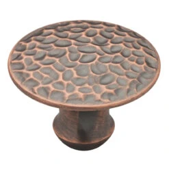 Liberty (2-Pack) 1-1/2" Hammered Sweepy Knob Bronze With Copper Highlights