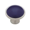 Liberty 1-3/8" Plum Insert Knob Brushed Pewter
