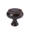 Liberty 1-3/8" Bradley Knob Bronze With Copper Highlights