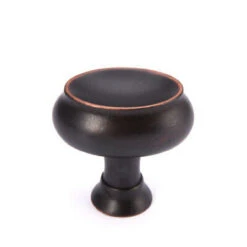 Liberty 1-3/8" Bradley Knob Bronze With Copper Highlights