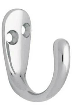 Liberty 2-Pack Single Prong Robe Hook Polished Chrome