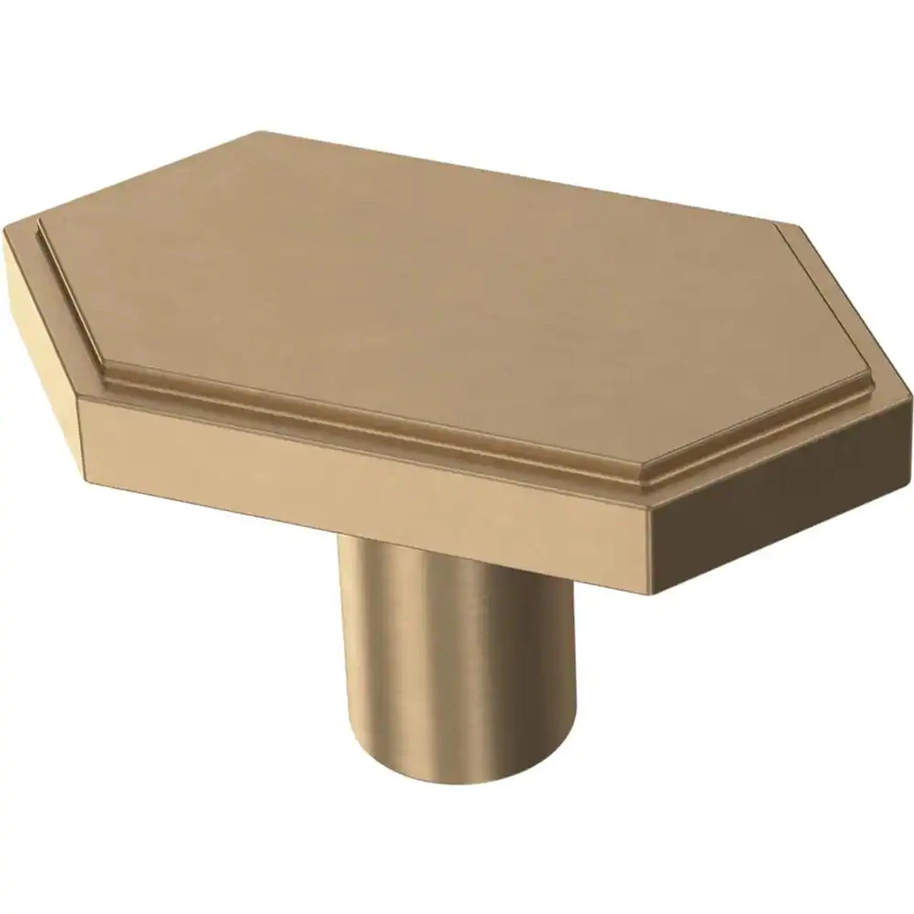 Liberty 1-3/4" Elongated Hex Knob Champagne Bronze 1 Liberty 1-3/4" Elongated Hex Knob Champagne Bronze