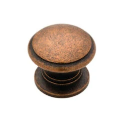 1-1/4" Contemporary Knob Antique Copper