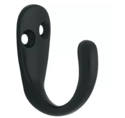Liberty (6-Pack) Single Prong Robe Hook Flat Black