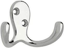 Liberty Chrome Double Prong Robe Hook