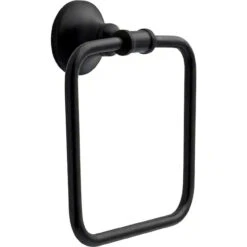 Liberty Delta Chamberlain Towel Ring Matte Black