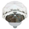 Liberty 1-3/8" Chrome And Clear Faceted Glass Knob
