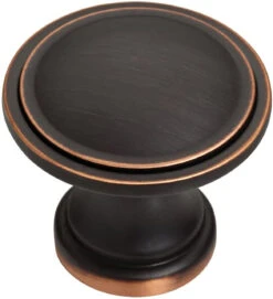 Liberty 1-3/4" Oversized Ridge Knob Bronze With Copper Highlights