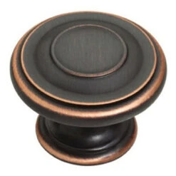 Liberty (2-Pack) Harmon Knob Bronze With Copper Highlights