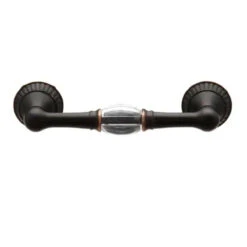 Liberty 3" Or 3-3/4" Dual Mount Palermo Pull Bronze With Copper Highlights