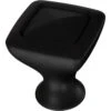 Liberty 1-1/8" Iron Craft Rustic Square Knob Flat Black
