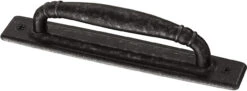 Liberty 4" Iron Craft Pull With Backplate Distressed Iron