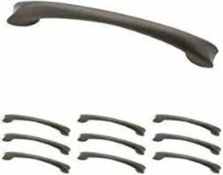 (10-pack) 4" Builder Fashion Maenza Pull Soft Iron