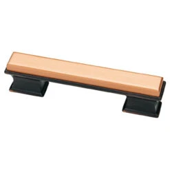 Liberty 3" Or 3-3/4" Dual Tone Luxe Square Pull Ventian Bronze And Soft Copper