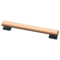 Liberty 6-5/16" Dual Tone Luxe Square Pull Venetian Bronze And Soft Copper