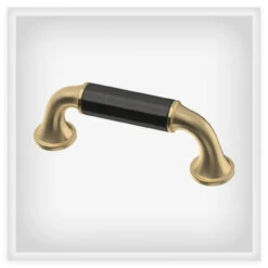 Liberty 3" Casual Ceramic Pull Champagne Bronze And Black