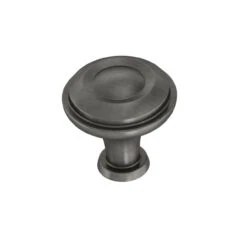 Liberty 1-1/4" Rustic Farmhouse Knob Heirloom Silver