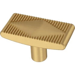 Liberty 1-5/8" Slatted Diamond Knob Bayview Brass