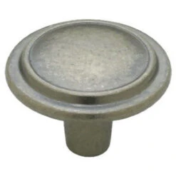 Liberty (10-Pack) 1-1/4" Top Ring Round Knob Antique Iron