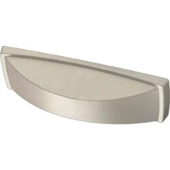 Liberty 3" & 3-3/4" Dual Mount Modern Farmhouse Cup Pull Satin Nickel