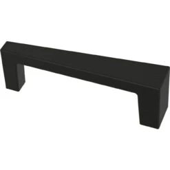 (10-Pack) 3" Angled Pull Flat Black