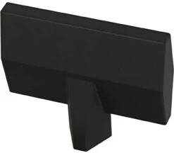 (10-Pack) 1-7/16" Gathered Blade Knob Flat Black