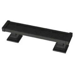 Liberty 3" Hammered Pull Flat Black