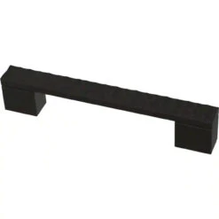Liberty 4" Or 5-1/16" Dual Mount Modern Hammered Pull Flat Black