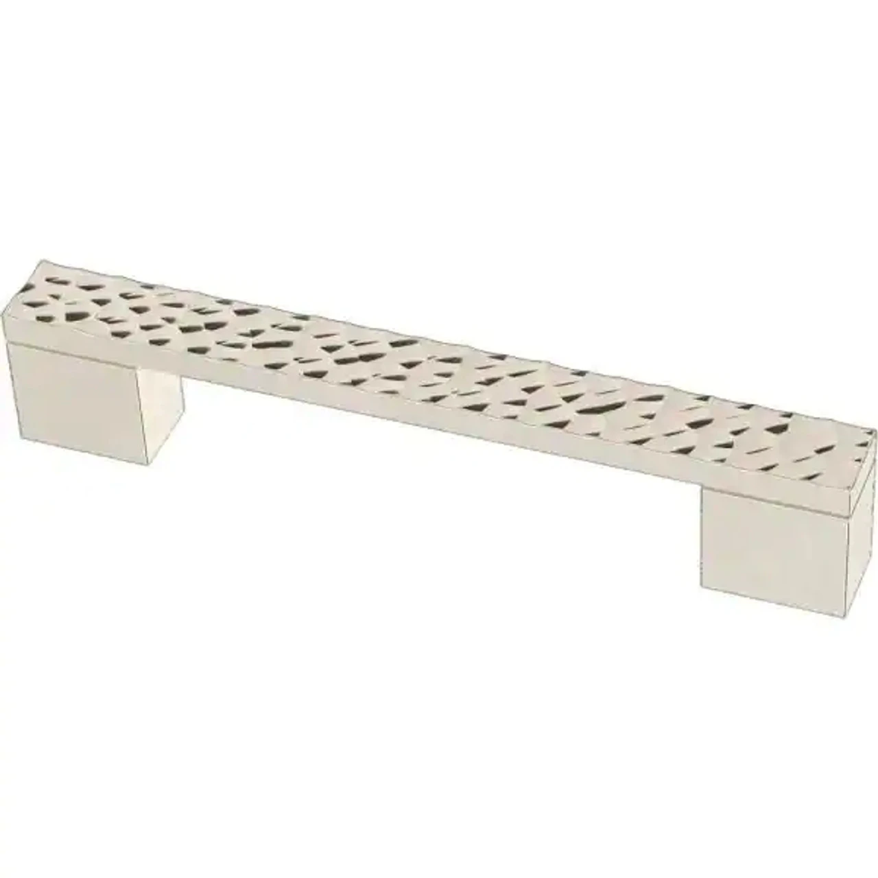 Liberty 4" Or 5-1/16" Dual Mount Modern Hammered Pull Polished Nickel 1 Liberty 4" Or 5-1/16" Dual Mount Modern Hammered Pull Polished Nickel