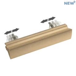 1"-4" Casual Column Adjusta Pull Champagne Bronze