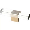 Liberty (As-Is) 3" Deco Square Acrylic T-Knob Champagne Bronze