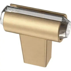 Liberty 1-7/16" Clear Acrylic Accent Bar Knob Champagne Bronze