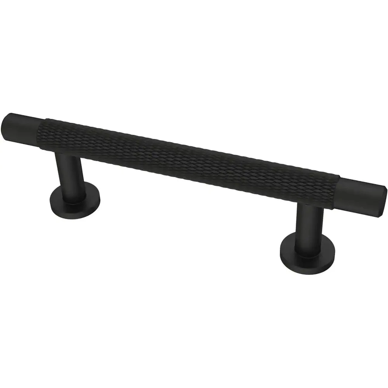 Liberty 3" Knurled Round Bar Pull Flat Black 1 Liberty 3" Knurled Round Bar Pull Flat Black