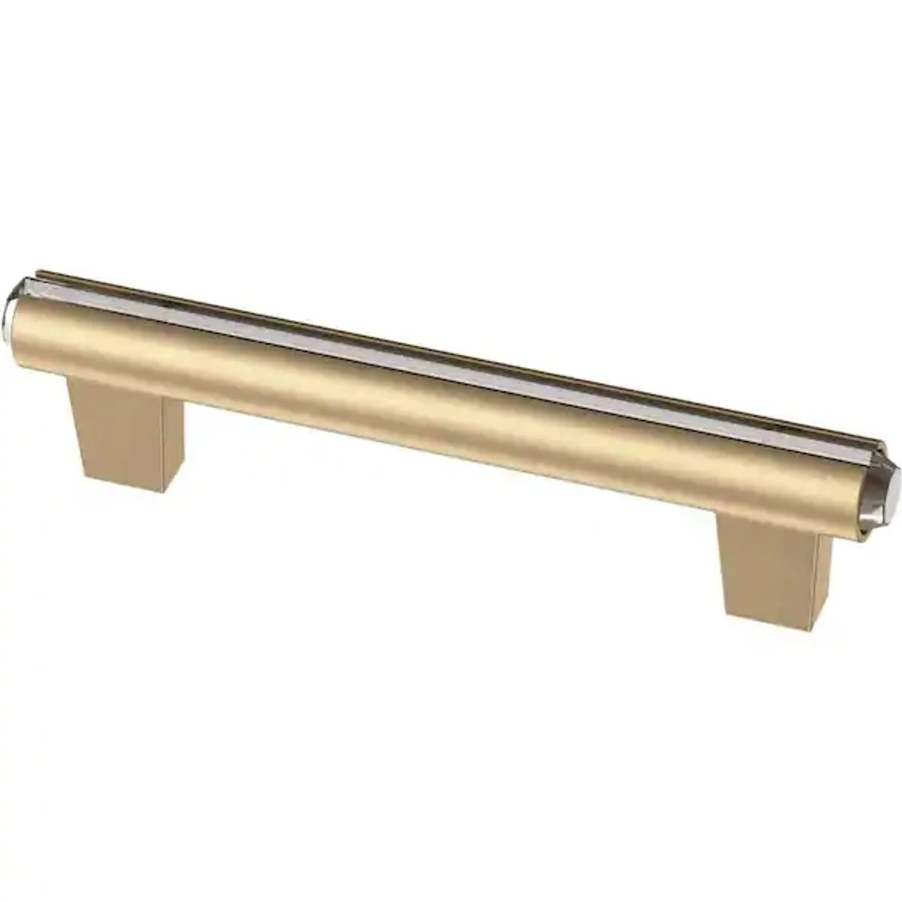 Liberty 3-3/4" Clear Acrylic Accent Bar Pull Champange Bronze 1 Liberty 3-3/4" Clear Acrylic Accent Bar Pull Champange Bronze