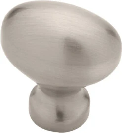 Liberty 1-3/16" X 1" Oval Knob Satin Nickel