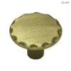 Liberty 1-1/8" Scalloped Edge Knob Anique Brass