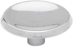 1-1/2" Concave Round Knob Chrome