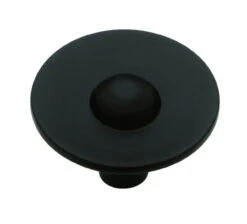 Liberty 1-3/8" Asian Hub Knob Flat Black