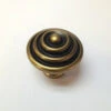 Liberty 1-1/2" Domed Ring Knob Tumbled Antique Brass