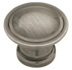 Liberty 1-3/16" Ridge Knob Brushed Black Nickel