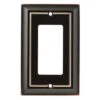 Liberty Architectural Single Decorator Wallplate Oil Rubbed Bronze