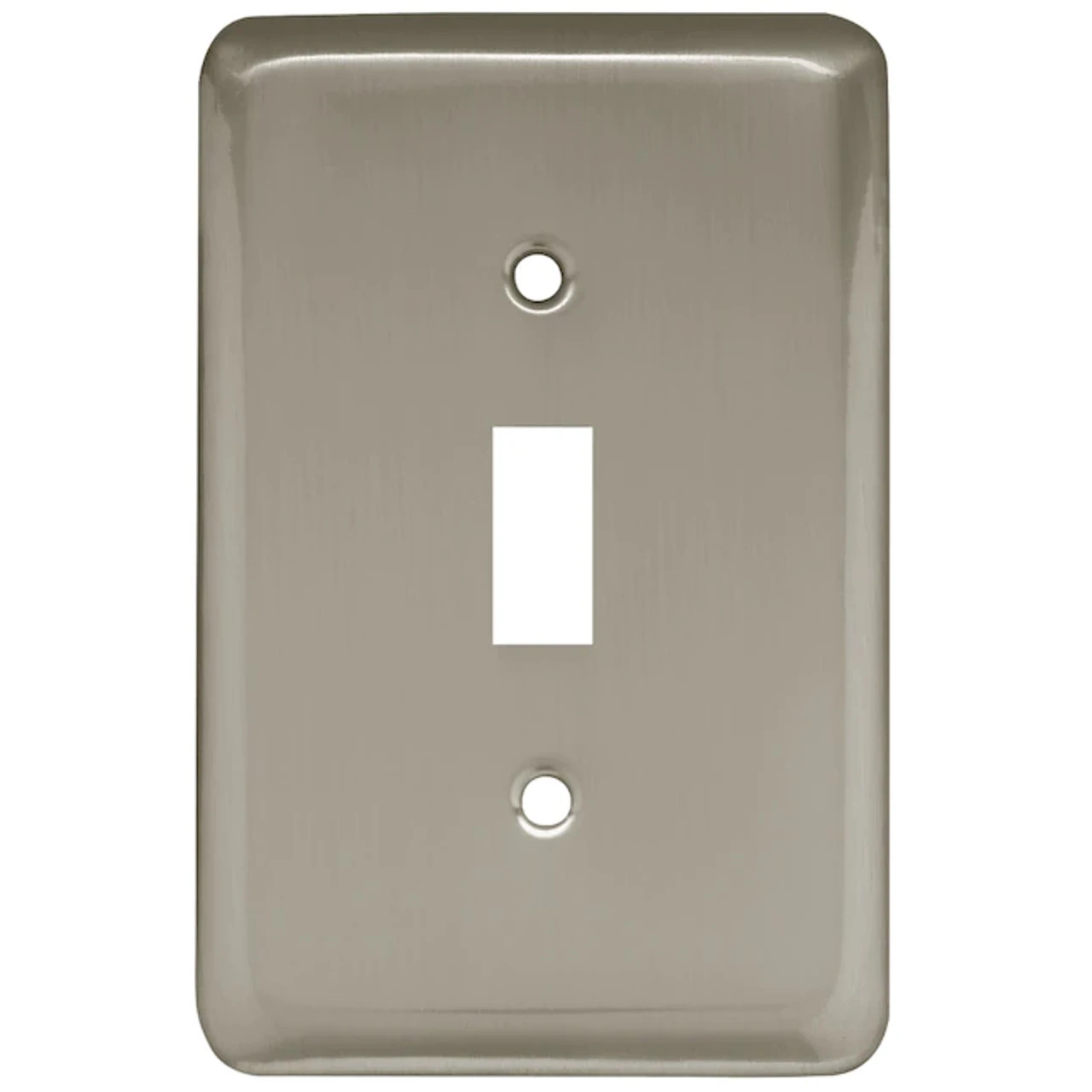 Liberty Single Switch Stamped Round Wall Plate Satin Nickel 1 Liberty Single Switch Stamped Round Wall Plate Satin Nickel