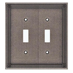 Liberty Ruston Double Switch Heirloom Silver